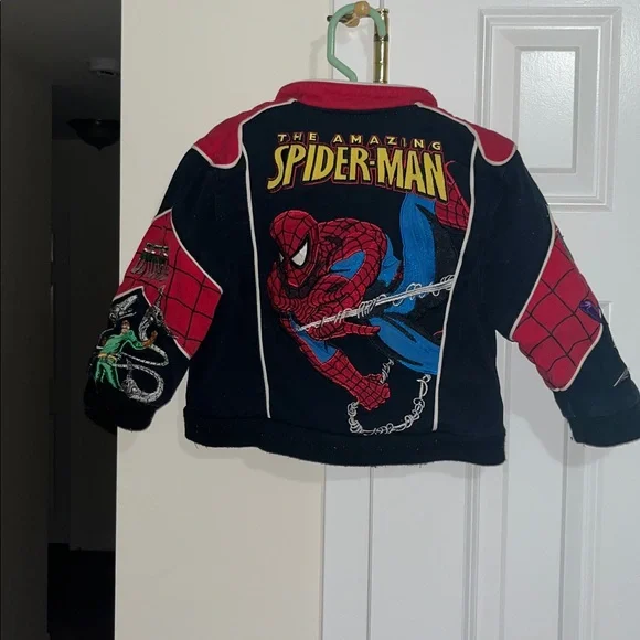 Vintage Authentic The Amazing Spider-Man JH Design Unique Bomber Jacket. - Picture 4 of 4